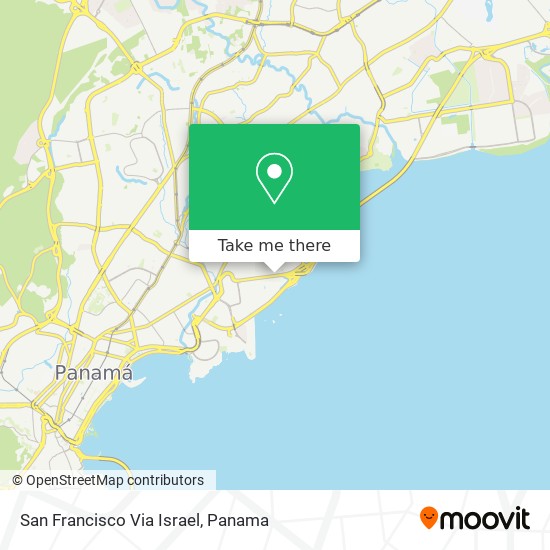 San Francisco Via Israel map