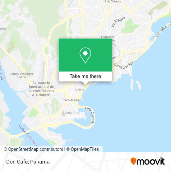 Mapa de Don Cafe