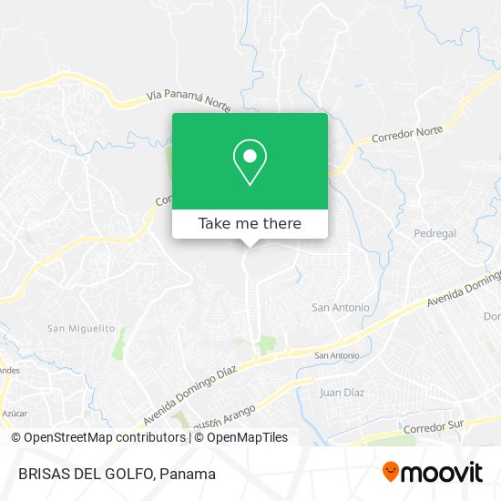 BRISAS DEL GOLFO map