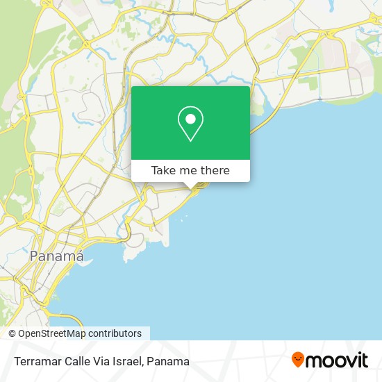 Terramar Calle Via Israel map