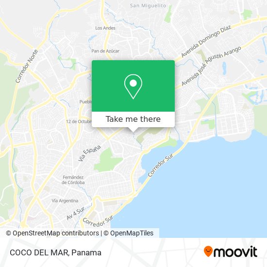 COCO DEL MAR map