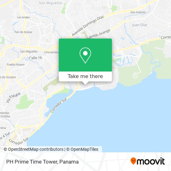 PH Prime Time Tower map