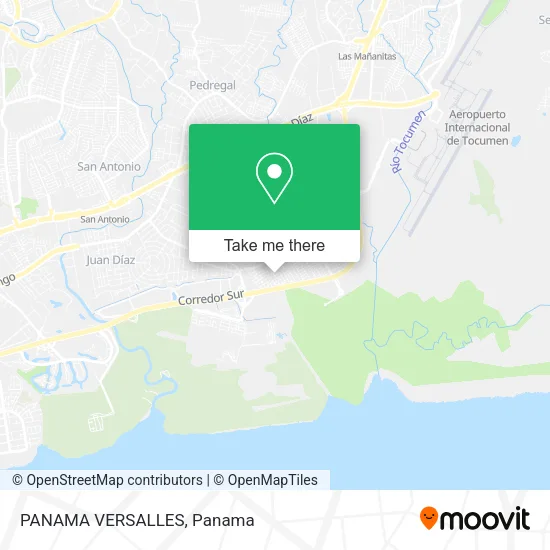 PANAMA VERSALLES map