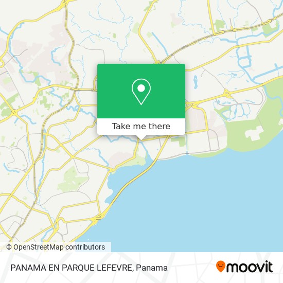 PANAMA EN PARQUE LEFEVRE map