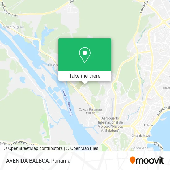 Mapa de AVENIDA BALBOA