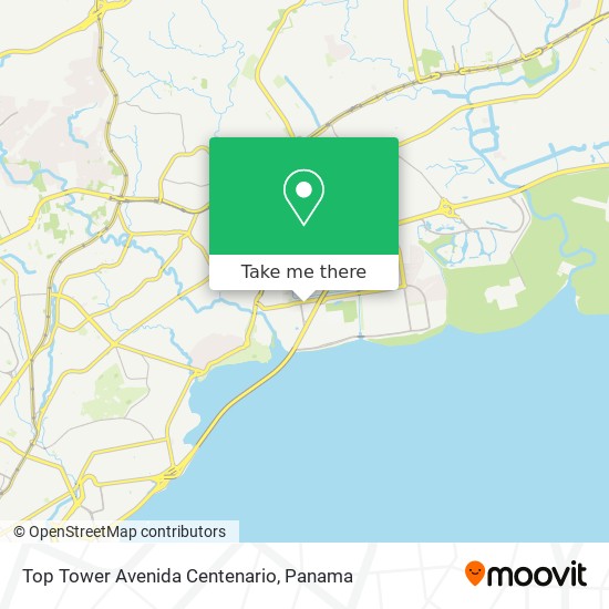 Top Tower Avenida Centenario map