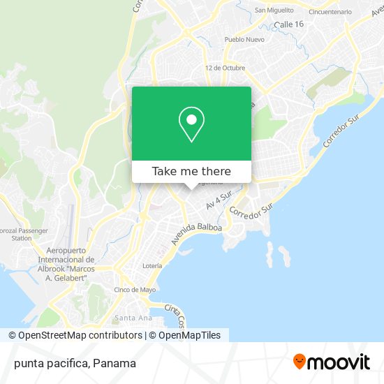 Mapa de punta pacifica