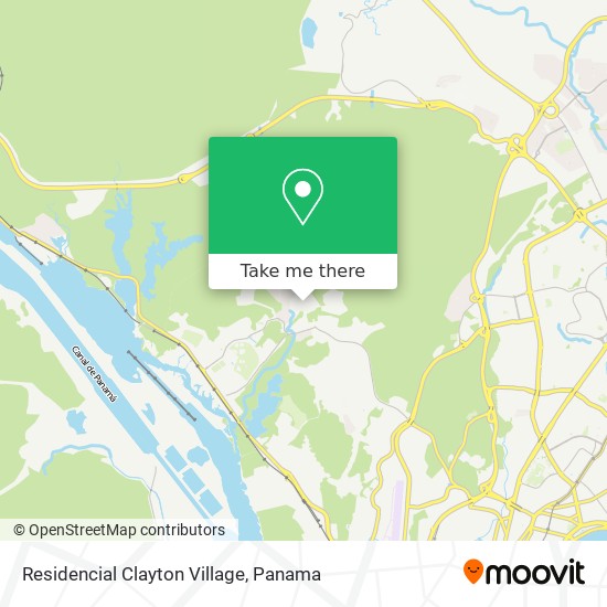 Residencial Clayton Village map