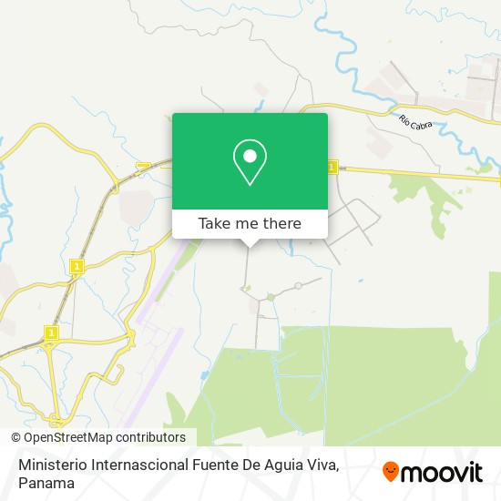 Mapa de Ministerio Internascional Fuente De Aguia Viva