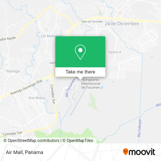 Air Mall map