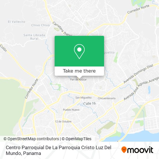 Centro Parroquial De La Parroquia Cristo Luz Del Mundo map