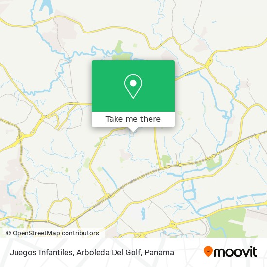 Juegos Infantiles, Arboleda Del Golf map