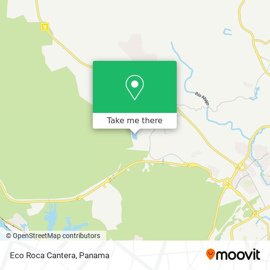 Eco Roca Cantera map