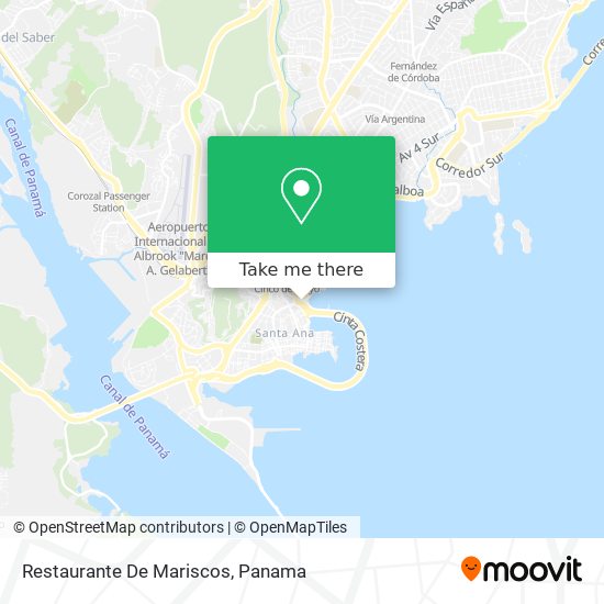 Restaurante De Mariscos map