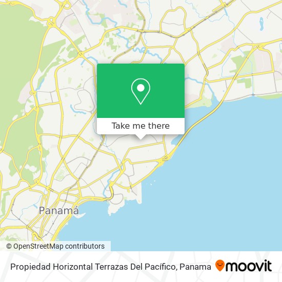 Propiedad Horizontal Terrazas Del Pacífico map