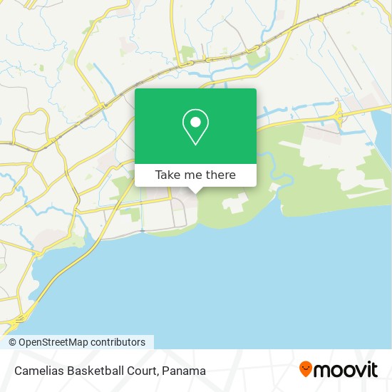 Mapa de Camelias Basketball Court