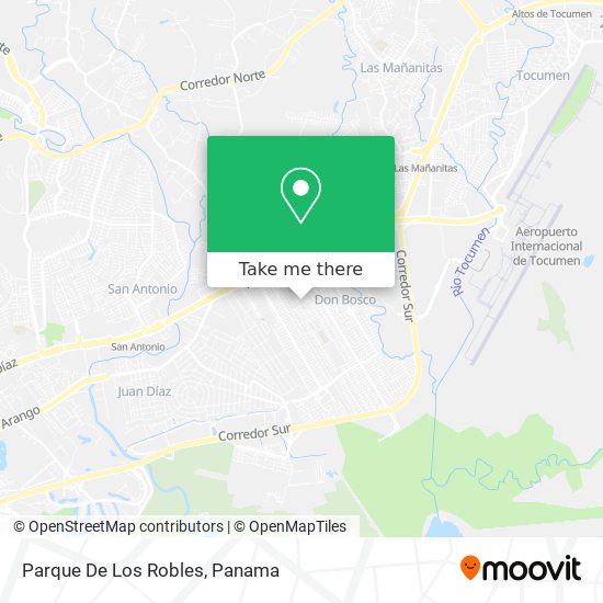 Parque De Los Robles map