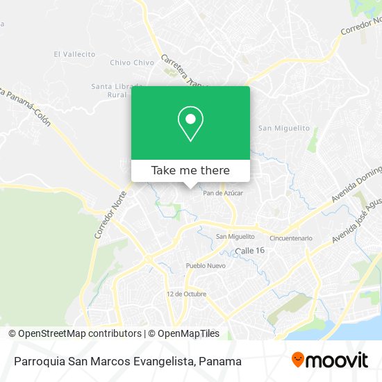 Parroquia San Marcos Evangelista map