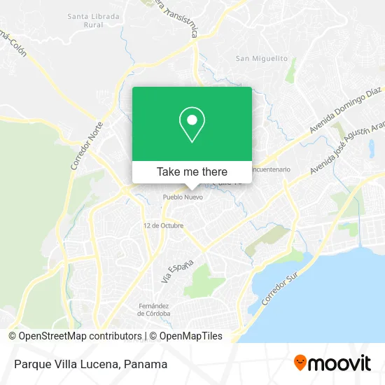 Mapa de Parque Villa Lucena