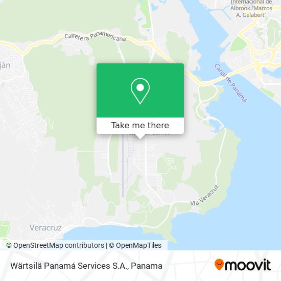 Mapa de Wärtsilä Panamá Services S.A.