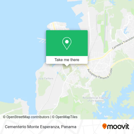 Mapa de Cementerio Monte Esperanza