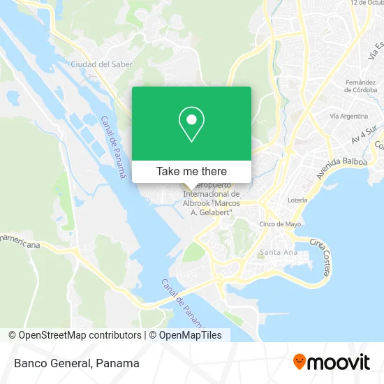 Banco General map