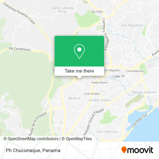 Ph Chucunaque map