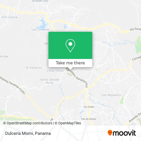 Dulcería Momi map