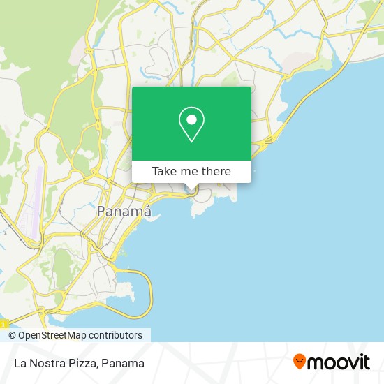 La Nostra Pizza map