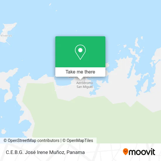 Mapa de C.E.B.G. José Irene Muñoz