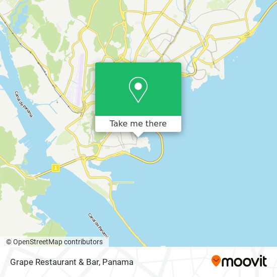 Mapa de Grape Restaurant & Bar