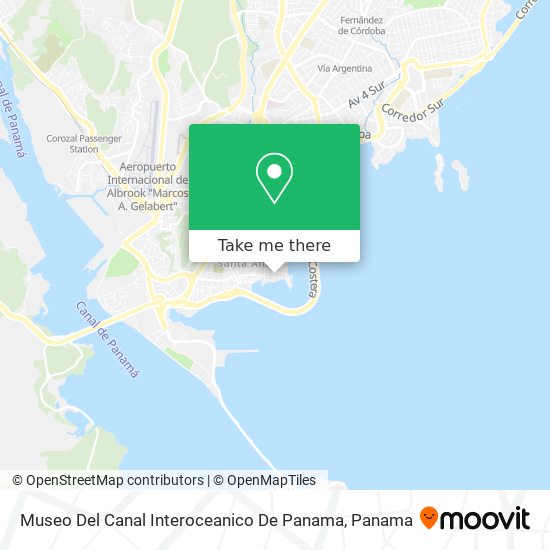 Museo Del Canal Interoceanico De Panama map