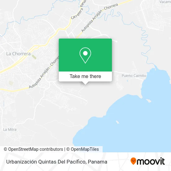 Mapa de Urbanización Quintas Del Pacífico