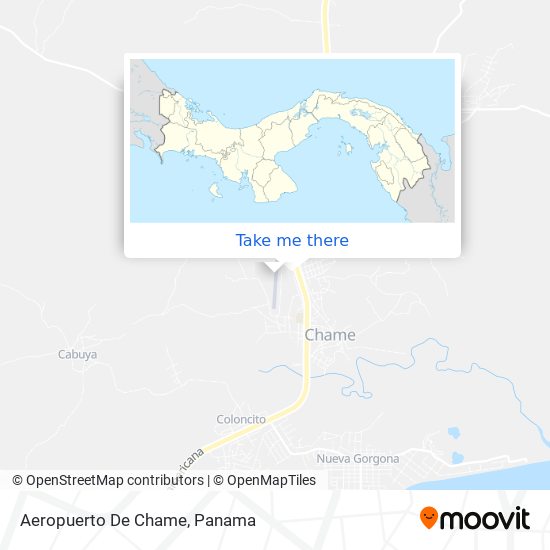 Aeropuerto De Chame map