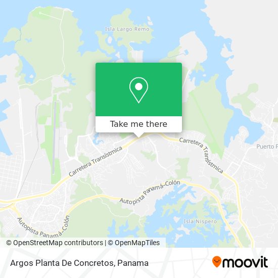 Mapa de Argos Planta De Concretos