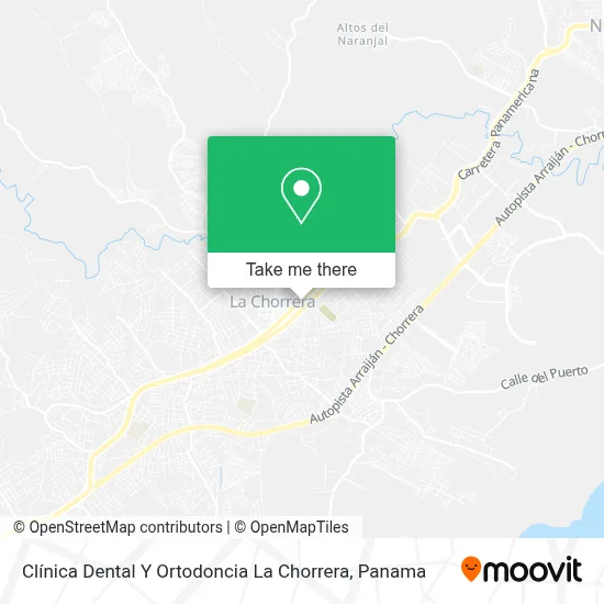 Clínica Dental Y Ortodoncia La Chorrera map
