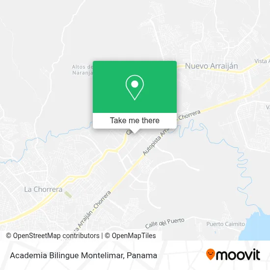 Academia Bilingue Montelimar map