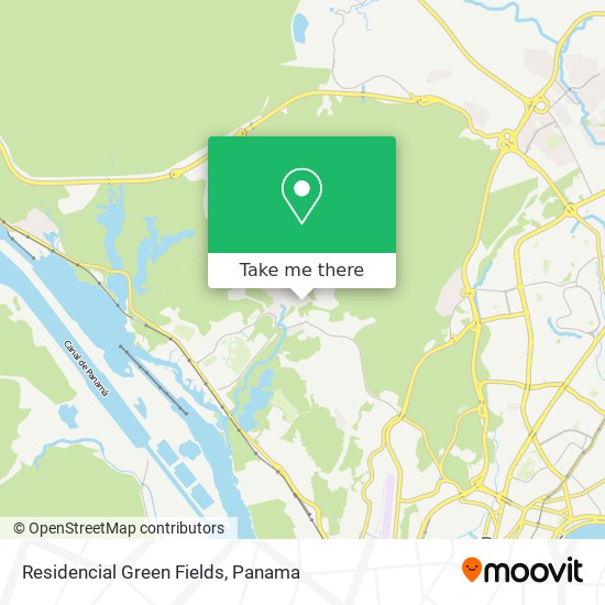 Residencial Green Fields map