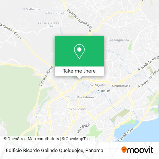 Edificio Ricardo Galindo Quelquejeu map