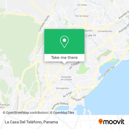 La Casa Del Teléfono map