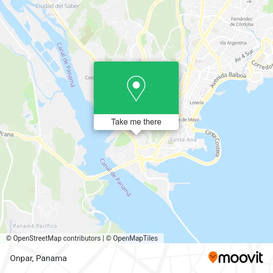 Mapa de Onpar