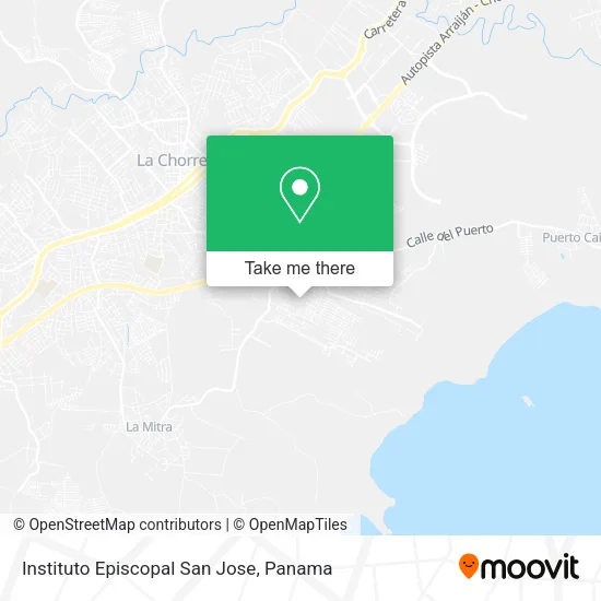 Mapa de Instituto Episcopal San Jose