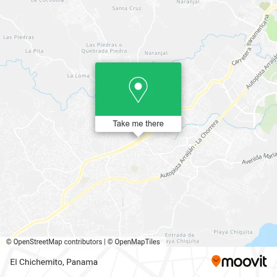 El Chichemito map