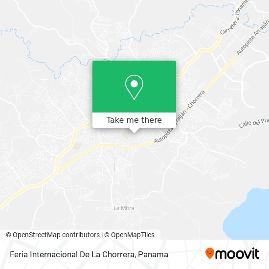 Mapa de Feria Internacional De La Chorrera