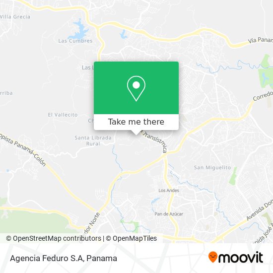 Agencia Feduro S.A map
