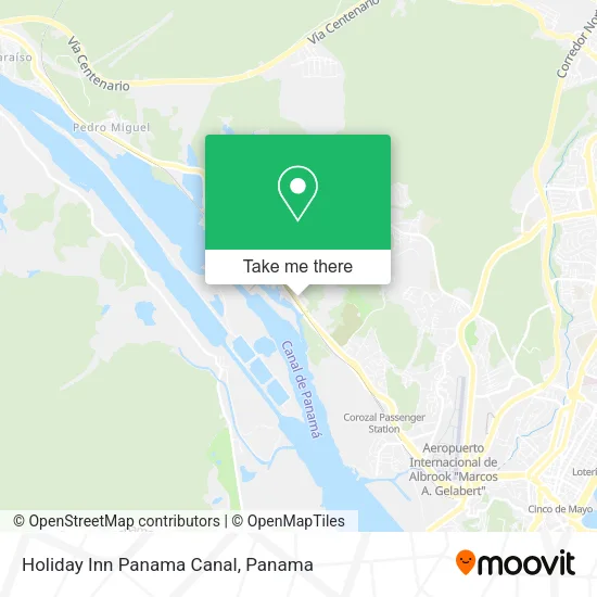 Mapa de Holiday Inn Panama Canal