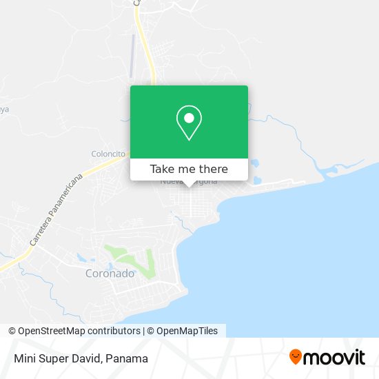 Mapa de Mini Super David