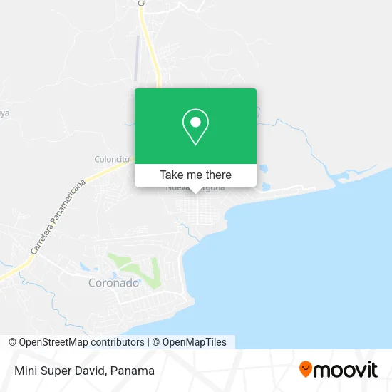 Mapa de Mini Super David