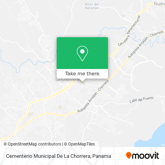 Cementerio Municipal De La Chorrera map