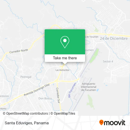 Mapa de Santa Eduviges